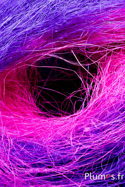 Fibres de sisal - 50 g - fuchsia-violet
